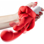 G Spot Vibrator Womens Sex Toy - 5 In 1 Rose Sex Toy Dildo With 5 Rhythmic Swings And 10 Tongue Vibrator Heating Mode For Clitoral Vaginal Anal, Female Sexual Pleasure Tools Adult Toys For Men Couple