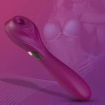 Satisfy Pro 2 | Clitoral Stimulation | Air Pulse Vibrator | Pressure Wave Vibrator | Waterproof (Ipx7) | Rechargeable Battery | Skin-Friendly Silicone, Red Wine