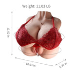 Silicone Male Masturbator Adult Sex Doll With Big Boobs,3 In 1 Love Doll 3D Realistic Sex Dolls For Men,Pocket Pussy Adult Toys Stroker With Vagina Anal Breast Male Sex Toy