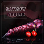 Fetish Fantasy Squirting Knotted Dildo, 8'' Insertable Ejaculation Fuction Anal Dildo Plug With Knots, Silicone Fandom Sex Toy