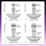 Short Stainless Steel Catheter Male Penis Plug Hollow Urethra Sound Sex Toy Stimulation Masturbation Stick (S)