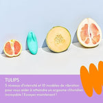 Sweet Vibes Tulips Vibrating Massager With 10 Settings, External Massager For Women And Couples, Hand Massage Bullet Vibrator, Silicone, Waterproof & Rechargeable Bullet Vibrator For Women, Mint