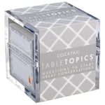 TableTopics Cocktail Question Card Game - 135 Conversation Starter Cards Featuring Questions, Facts, Quotes, and Mixed Drink Recipes, Fun Party Game for Adults