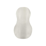 Mood - Exciter - Ultraskyn - Dual Texture Stroker - Narrow Side Has Massage Beads, Wide Side Has Thick Ribbing - Discrete - Male Masturbator - Frost