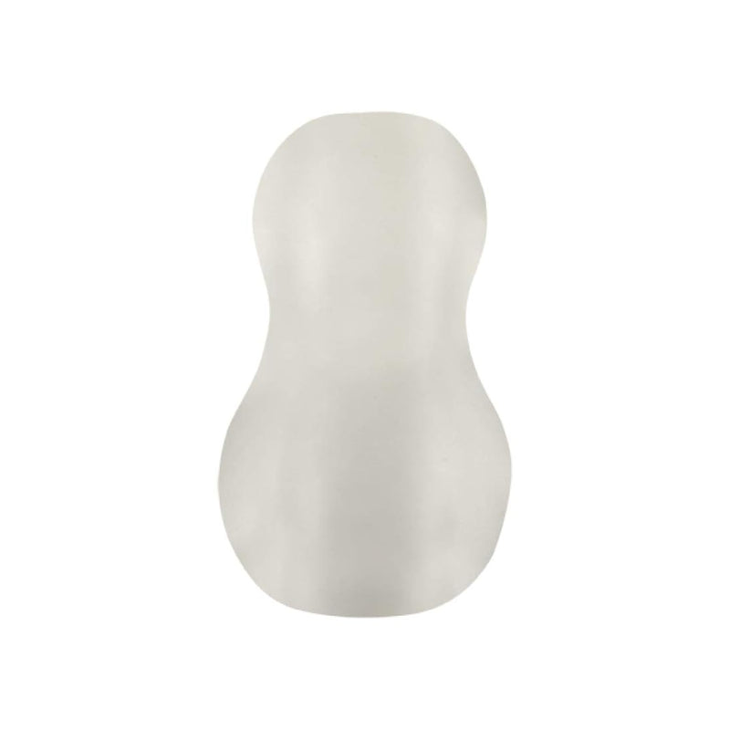 Mood - Exciter - Ultraskyn - Dual Texture Stroker - Narrow Side Has Massage Beads, Wide Side Has Thick Ribbing - Discrete - Male Masturbator - Frost