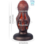 Monster Anal Plug, X-Large Butt Plug, Fantasy Octopus Skull Anal Dildo With Suction Cup, Soft Silicone Anal Sex Toys, Adult Sex Toys & Games, Soft Silicone Prostate Dildo For Men