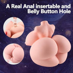 Oral Sex Doll For Male Masturbator, 5 In 1 Fantasy Sex Toys With Penetrable Big Nipples, 10Lb Adult Sex Doll For Men, Torso Love Doll With Realistic Mouth Breast And Big Ass For Men Masturbation