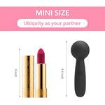 Mini Bullet Vibrators Adult Sex Toys For Woman Personal Massager For Women Mini Wand Massager Quiet & Waterproof 10 Patterns & 8 Speeds Or Woman & Couple Sex Pleasure (Black)