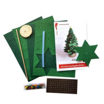 2 Pack Felt Christmas Tree Craft Kit, DIY Mini Tree with Felt Ornaments