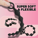 Anal Training Set 6 Pcs Combo Set Anal Plug Anal Beads Size Range From Small To Medium Variant Bead Shape Combination