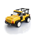 Jeep Wrangler Car Building Block Set (242 Pieces). Racing Car Building Blocks For Kids And Adults