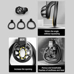 Chastity Cage Adult Sex Toys Lightweight Male Chastity Device For Male Penis Cage Breathable Bondage Gear Abs Material With 3 Sizes Ring Bdsm Couples Sex Games(Black)