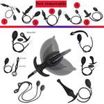 Bdsm Vibrator Inflatable Steel Ball Huge Butt Plug Anal Plug Vagina Anus Expansion Prostate Massager Sex Toys For Woman Men Gay (Color : Retractable Analplug)