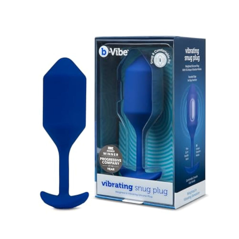 Vibrating Snug Plug 1 - Butt Plugs, Adult Sex Toys Anal Toys For Couples, Anal Training, And Sexual Stimulation Device - Navy