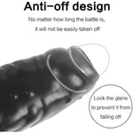 Soft Silicone Penis Sleeve Shaft Sleeve Extended Sleeve Delay Cock Rings Shaft Ring Penis Erotic For Men (A)