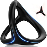 Silicone Penis Ring For Men, 3 In 1 Ultra Soft Stretchy Cock Ring Penis Enlargers Erection Tool, Sex Toy For Men