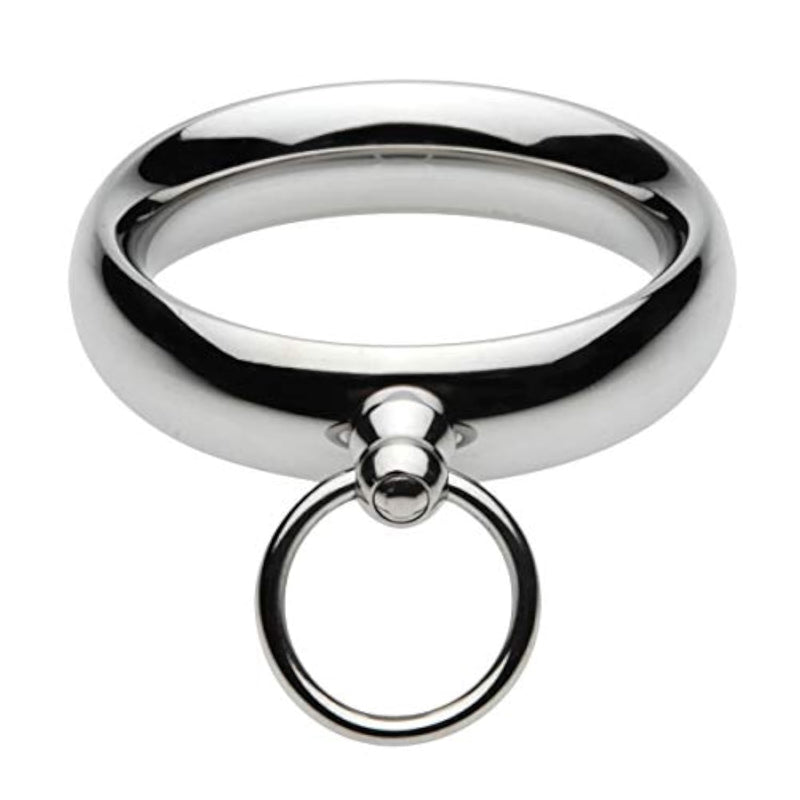 Stainless Steel Cock Ring for Enhanced Pleasure, 1.95 Inch Diameter