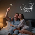 Double-Sided Decision Coin, “His Choice” Or “Her Choice”, Intimate Moments Decision Coin, Funny Valentines Day Gifts, For Him Her, Wedding Engagement Gift