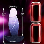 7" Soft Silicone Realistic Large Thick Dildo Butt Plug, Wearable Fantasy Monster Xl Anal Plug For Advanced, Realistic Thick Anal Trainer, Lifelike Glans Monster Horse Dildo Sex Toys For Men Women