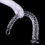 15.94In Super Long Anal Plug Anal Sex Toys, Transparent Butt Plug Anal Dildo With Dragon Scales, Silicone Anal Toys For Prostate Massager, Suction Dildo Anal Dilator Sex Games Male Sex Toy For Couples