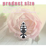 Metal Anal Plug,Buttplug, Anal Toys,Anal Sex Toys For Men And Women,Sex Toy For Vagina,Anal Training But Plug For Anal Trainer,Butt Plug For Couples (Medium), Red