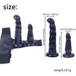 Strap On Dildo For Adult Toys Wearable Harness With Realistic Silicone Dildo Detachable Silicone G Spot Stimulator Sex Toys For Women Lesbian Couple And Gay Dio-Black