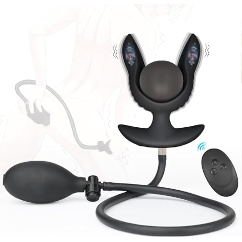 Expand Inflatable Anal Plug, Expandable Anal Vibrator With 10 Vibration Modes G Spot Stimulator Prostate Massager, Remote Control Couple Adult Sex Toys, Sex Toy For Men Women & Couples