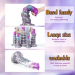 7.95In Huge Monster Knot Dildo, Giant Butt Plug Anal Plug, Fantasy Anal Dildo With Suction Cup For G&P-Spot, Thick Silicone Anal Sex Toys For Women Men Couples, Gay Sex Toys(S)