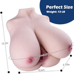 12.1Lb Huge Male Masturbator Adult Sex Doll For Men, Soft Boobs Sex Dolls Sex Boobs Sex Toy For Male Masturbator Breast Masturbator Sex Doll With Boobs, Pocket Pussy Breast Sex Toys With Vagina Anal