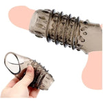2Pcs Penis Ring Set For Male Cock Ring Sleeve Stretchy Penis Rings Sexual Please Enhance Delay Ejaculation Men Penis Enlarge Sex Toys