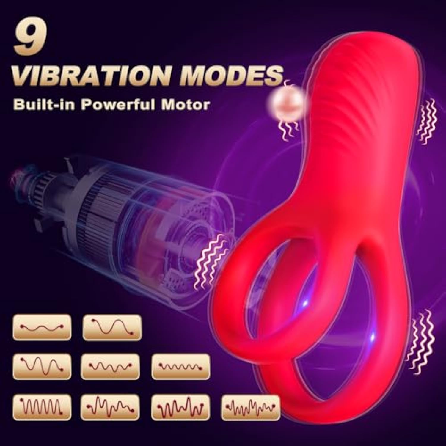 Vibrating Cock Ring With Clitoral Stimulator, Pleasure Penis Ring Vibr BlessMyBucket Vibrating Cock Ring With Clitoral Stimulator, Pleasure Penis Ring Vibr BlessMyBucket