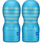 Tenga TENGA Cool Original Vacuum Cup TOC-201C Disposable Male Masturbator, Blue (Pack of 2)