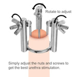 Urethral Dilator Stainless Steel Sounds Penis Plug Adjustable Stretcher Bdsm Sexual Tool Urethral Sounding Rods Masturbator Adult Sex Toys For Men Male