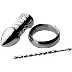 Zeus Deluxe Series Voltaic for Men - Premium Stainless Steel Electro Stimulation Kit