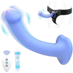 Adult Sex Toys Harness Dildos - Adult Sex Toy For Women Strap-On Dildos With Adjustable Waist, Female Sex Toys Silicone Dildos Vibrators With Remote Control For Hands-Free Play, Sex Toys For Lesbians