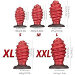 Monster Dildo Silicone Anal Plugs For Anal Training Vaginal Plugs For Women Giant Butt Plugs With Powerful Suction Cup Massage Prostate (Xxl)