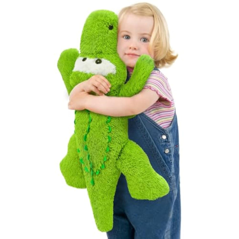 Alligator Stuffed Animal, 28 Inch Large Stuffed Crocodile Plush Toy, Soft Alligator Plush Pillow For Boys Girls