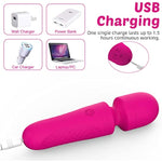 Mini Vibrator Dildo Sex Toys - Mini Silicone Vibrators Bullet Dildos With 10 Powerful Vibrations, Adult Female Sex Toy For G Spot Clitoral Nipple Sex Stimulation