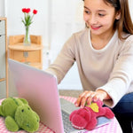 2 Pc Weighted Plush Toys Alligator And Dragon Soft Stuffed Animals For Kids Cute Stuffed Animal Gift For Friends And Kids 7.8 Inch 0.3Lbs