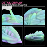 Vibrate Panties Toy Clitoris Stimulator, Waterproof Sex Grinder Masturbation Massage Vibrator, Glow Grinder Beast Shape Vibrating Pad Sex Grinding Toys For Women Female Lesbians (Yc-2410Td)