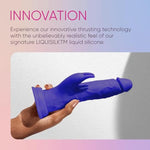 Thrust Rabbit Collection Thrusting Dildo - Realistic Adult Sex Toys & Games, Thrusting Vibrator With Remote, Liquisilk Silicone, 3 Speeds, 10 Modes, Waterproof, Harness-Compatible