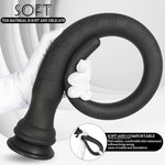 24Inch Long Anal Butt Plug Dildo - Silicone Long Anal Plug with Scale, Soft Flexible Long Dildo Anal Dilator Anal Trainer G Spot Dildo Prostate Massage Anal Sex Toy for Men Women