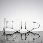 Glass Anal Plug Crystal Beginner Butt Plug Transparent Anal Bead Progressive Anal Trainer Adult Sex Toys For Men Women Couples