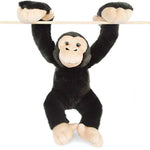 Chance The Chimpanzee - 14 Inch (With Hanging Arms Outstretched) Large Hanging Monkey Chimp Stuffed Animal Plush Ape