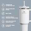 Quencher H2.0 FlowState Stainless Steel Vacuum Insulated Tumbler with Lid and Straw for Water, Iced Tea or Coffee, Smoothie and More, Rose Quartz 2.0, 30 OZ / 0.89 L