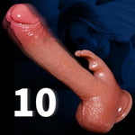 Thrusting Dildo Vibrator Sex Toys, Realistic Dildo For G Spot Clitoris Stimulation With 7 Thrusting & 10 Vibration & Heating Mode, Remote Control Silicone Vibrating Adult Sex Toys & Games