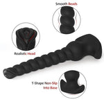 15.7 Inch Large Butt Plug Anal Beads,Silicone Black Knot Dildo, Super Long Anal Plug Sex Toys for Men Women Couples Gay