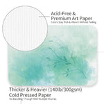 4x6 Blank Watercolor Paper Postcards, 50 Count, 140lb/300gsm
