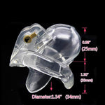 Ht-V3 Chastity Cage | Lightweight Cock Cage | Resin Chastity Devices | Male Chastity Cage | Adult Sex Toy For Men | Magiclockers | 4 Sizes Rings Included (Purple,Nub)