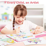 Magical Pony Water Coloring Book for Toddlers, 20 Pages, Mess-Free Art